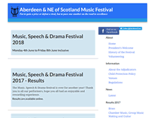 Tablet Screenshot of aberdeenmusicfestival.com